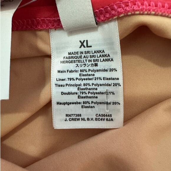 NWT J.Crew One-Piece Cutout Swimsuit with Bow Size XL - Picture 8 of 9